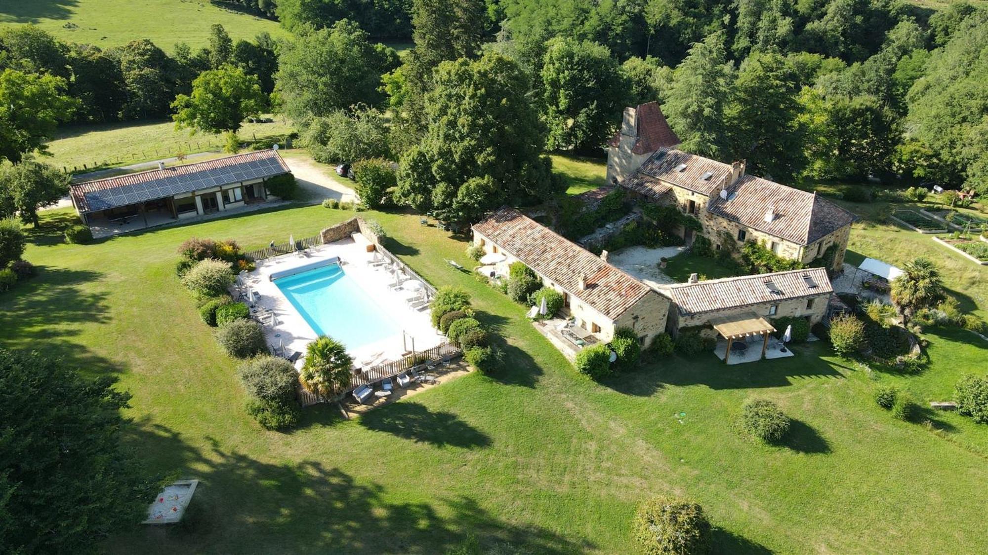 Domaine De Cournet Haut, A 17Th Century Property Set On A Calm, Idyllic Domain With Pool, Tennis, Bikes And More Les Vauries Екстериор снимка